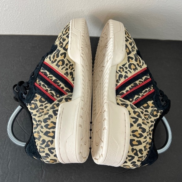 Adidas Rivalry Low Leopard Print Sneakers - Picture 6 of 8